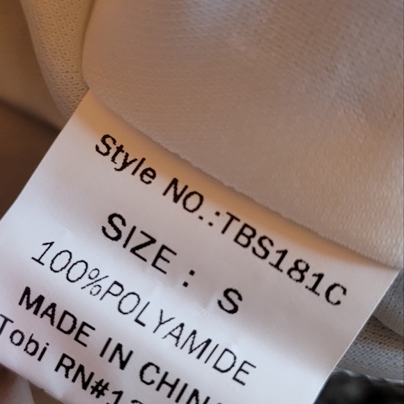 Tobi Blue Multicolor Sequined Aztec Mini Skirt S - Picture 4 of 8